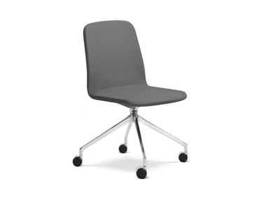 Sedia ufficio operativa girevole in tessuto con ruote SUNRISE 152 F75-N6 LD Seating