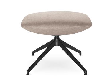 Trestle-based swivel leather footstool TERRA LOUNGE LD Seating