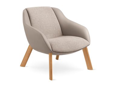 Sessel aus Leder mit Armlehnen TERRA LOUNGE LD Seating