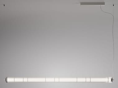 Lampada a sospensione in vetro borosilicato STACKING S 180 H MLR LEUCOS