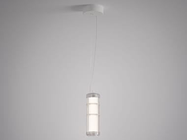 Lampada a sospensione in vetro borosilicato STACKING S 30 V MLR LEUCOS
