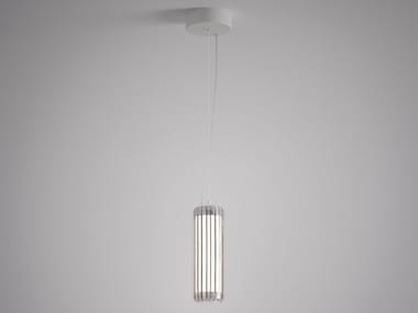 Lampada a sospensione in vetro borosilicato STACKING S 30 V RIG VU LEUCOS