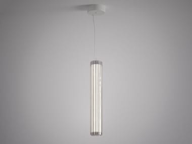 Lampada a sospensione in vetro borosilicato STACKING S 60 V RIG VU LEUCOS