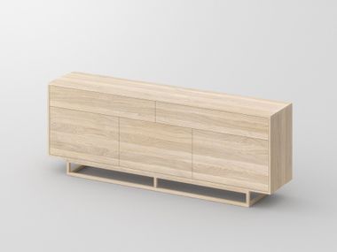 Solid wood sideboard with drawers LINEA Vitamin Design