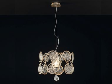 Luminária pendente feita à mão de bronze LINES BEMOLLE SMALL Serip