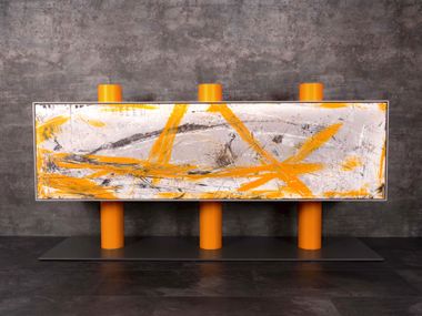 MDF sideboard with flap doors LIFEWAYS LO Contemporary