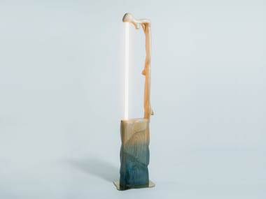 Lampada da terra in frassino THE BLUEPRINT LO Contemporary