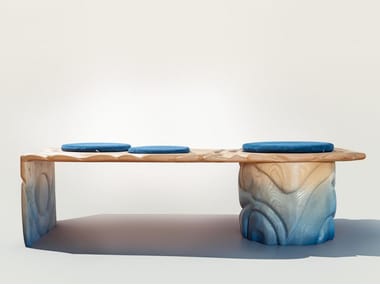 Panca in frassino THE BLUEPRINT LO Contemporary