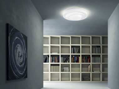 LED blown glass ceiling light LOOP-LINE PL60 By LEUCOS design Toso ...