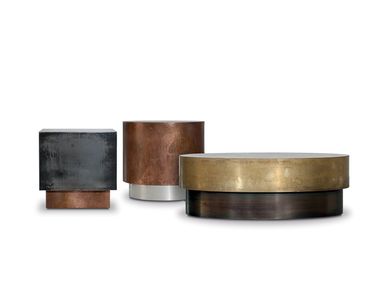 Mesa de centro quadrada de metal LOREN Baxter
