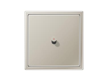 JUNG, LS 1912 CONO Interruttore singolo in acciaio inox con luce di controllo