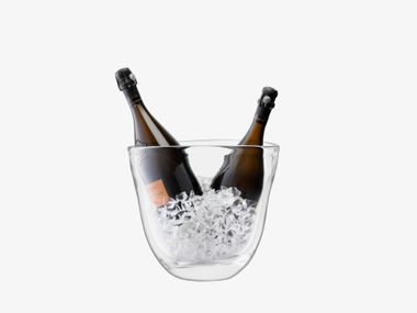 Blasgeblasener Champagner-Eimer CELEBRATE DUAL CHAMPAGNE BUCKET LSA