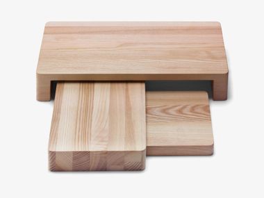 Ash tray COLLECTIVE ASH WOOD PLATTER SET LSA