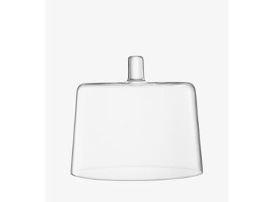 Blown glass food cover with ash top - Ø15cm COLLECTIVE CHEESE/CAKE DOME LSA