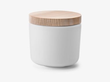 Dose aus Porzellan COLLECTIVE POT & ASH LID LSA