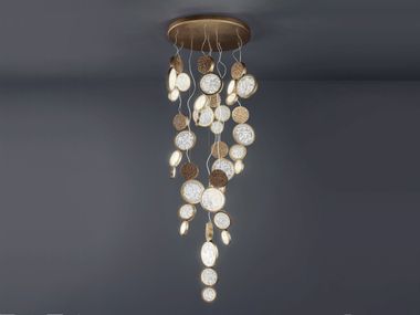 LED handmade bronze ceiling lamp LUNA DREAM CATCHER Serip