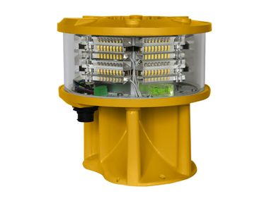 LED aircraft warning light ADB-LXS-T-230VAC-LAND LUXSOLAR