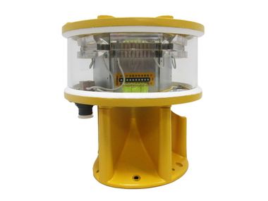 LED Anodized aluminium aircraft warning light ADB-LXS-T-24VDC LUXSOLAR