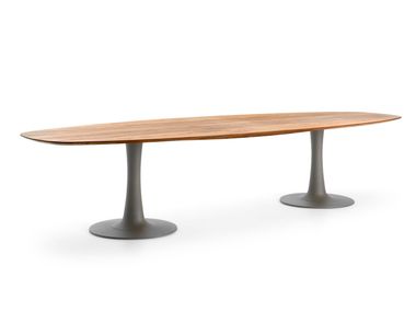 Oval wooden table LX627 LEOLUX LX