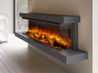 Electric built-in 3-sided fireplace LUMEN 1600 WITH FRAME La Nordica-Extraflame