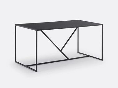 Rectangular metal dining table ABBY La Redoute