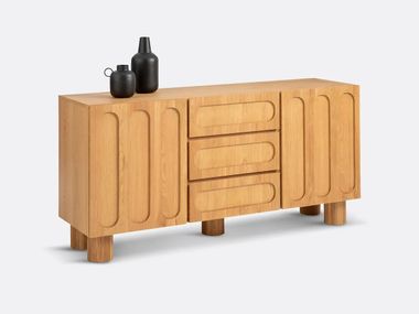 Wooden sideboard with drawers CANNELO La Redoute