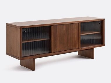 Wooden sideboard with sliding doors DELLO La Redoute