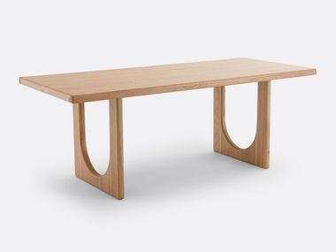Rectangular wooden dining table DOUVE La Redoute