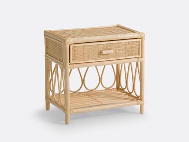 Comodino in vimini KIARA La Redoute