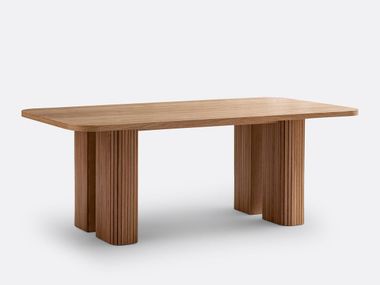Oak dining table LATTI La Redoute