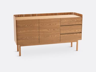 Ash sideboard with doors LATTI La Redoute