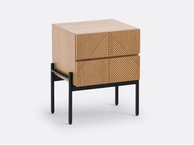 Comodino in legno con cassetti LODGE La Redoute