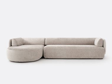 Sofá em fibra de poliéster com chaise-longues MERIDIANO La Redoute