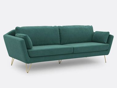 Straight velvet sofa TOPIM La Redoute