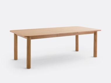 Extending rectangular wooden table DESNA La Redoute