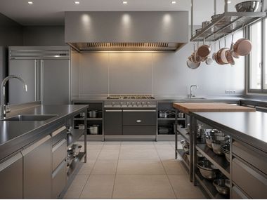 Kitchen unit MODERN CHASSAGNE Lacanche