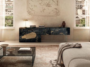 Modular wood and glass sideboard 36E8 - 0383 Lago