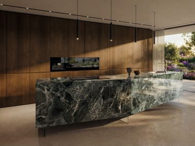 Fitted kitchen with island 36E8 FORMAE Lago