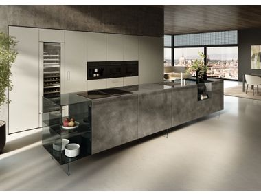 36e8 KITCHEN 2812 Fitted kitchen with island By Lago | design Daniele Lago