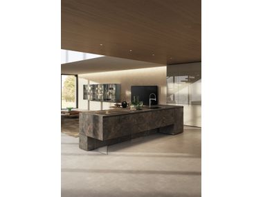 36e8 CUT KITCHEN 2822 Kitchen with island By Lago