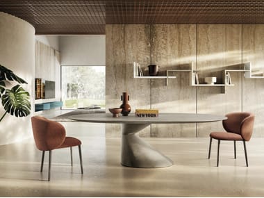 Lago, CHAPEAU 2888 Tavolo da pranzo ovale