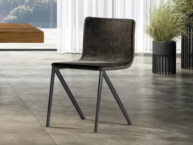 Sedia in tessuto senza braccioli MEZZ’ARIA 2890M Lago