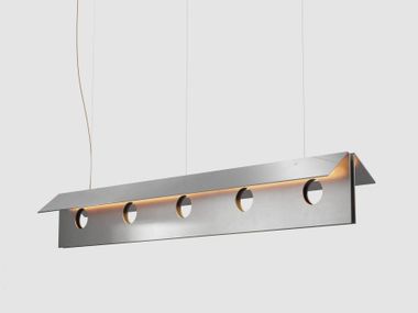 Aluminium pendant lamp BOLDA 01E Lambert & Fils