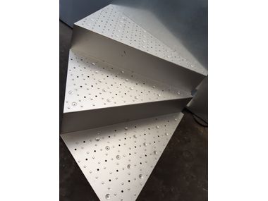 Lamiera Di Alluminio Bugnata Antiscivolo 4mm – Piastra Striata 300x300mm, Lega Resistente Per Pavimenti E Piattaforme