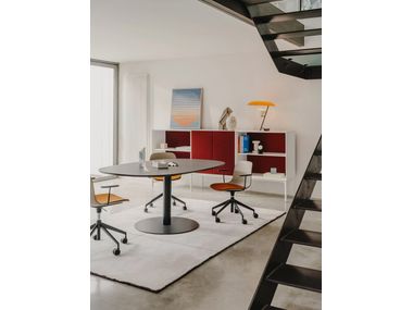RONDÒ Tavolo ovale per contract By Lapalma | design Romano Marcato
