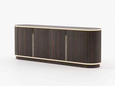 Ash sideboard with doors BROWN Laskasas