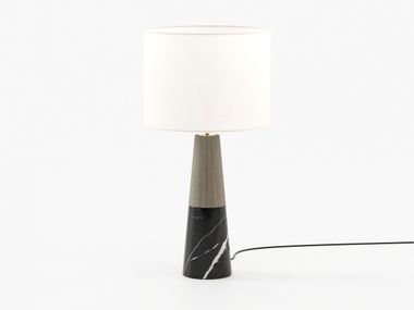 Carrara marble table lamp JUDE Laskasas