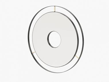 Specchio rotondo con cornice da parete TANNY Laskasas