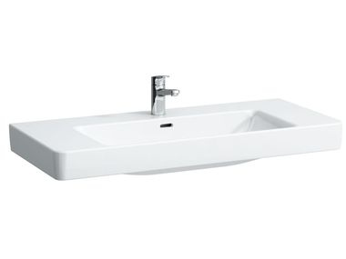 Rectangular ceramic washbasin LAUFEN PRO S Laufen