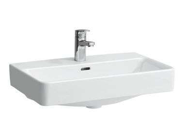 Rectangular ceramic washbasin LAUFEN PRO S Laufen